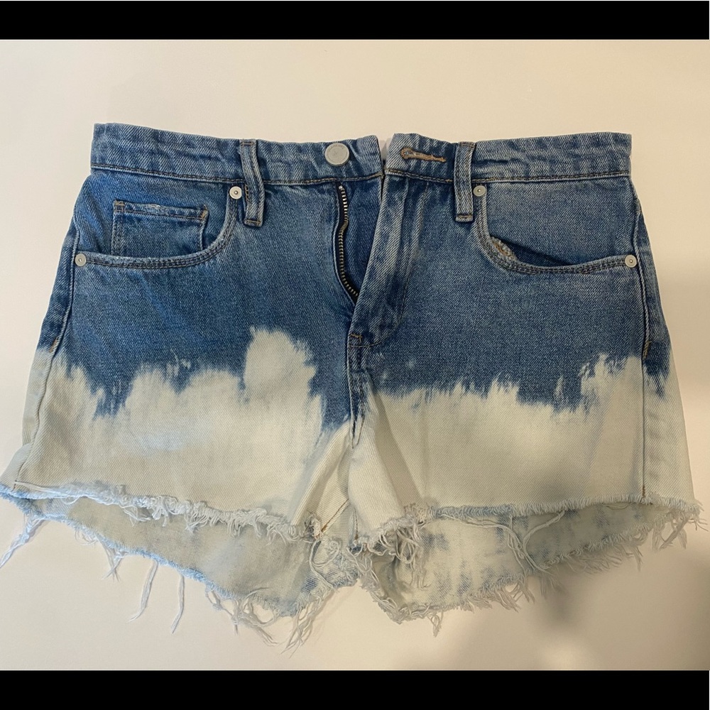 BLANKNYC BLUE/WHITE JEAN SHORTS - SIZE 27